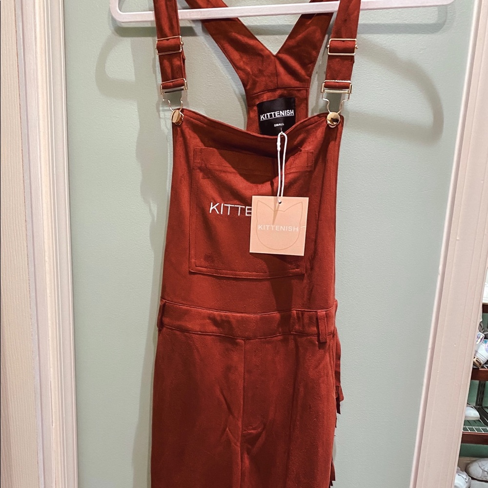 Kittenish overalls NWT